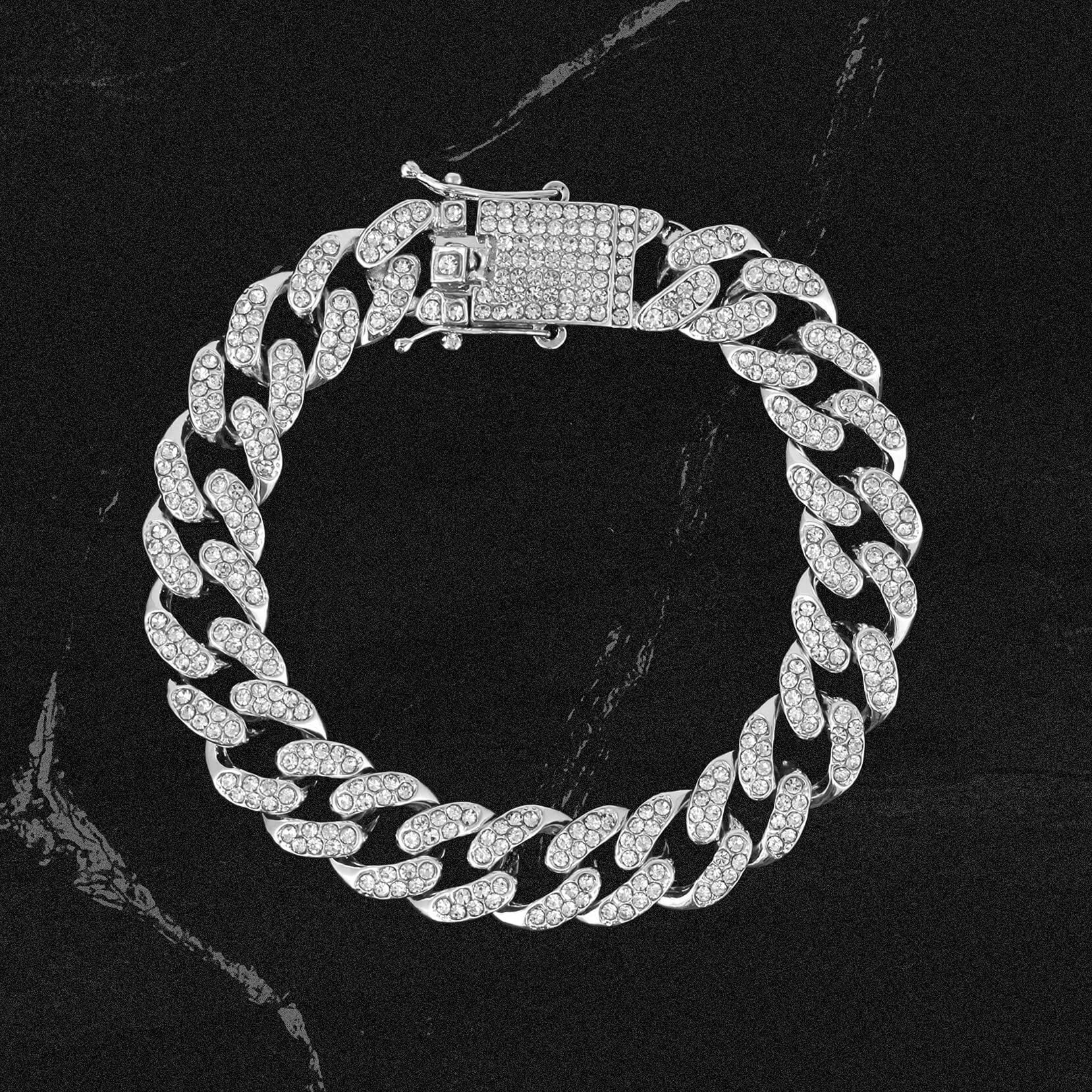 Men'S 45Mm Iced Diamond Pave Watch with Roman Dial - Simulated Diamonds - Bling-Ed Out Metal Band - Quartz Movement - 14K Gold Tone Finish
